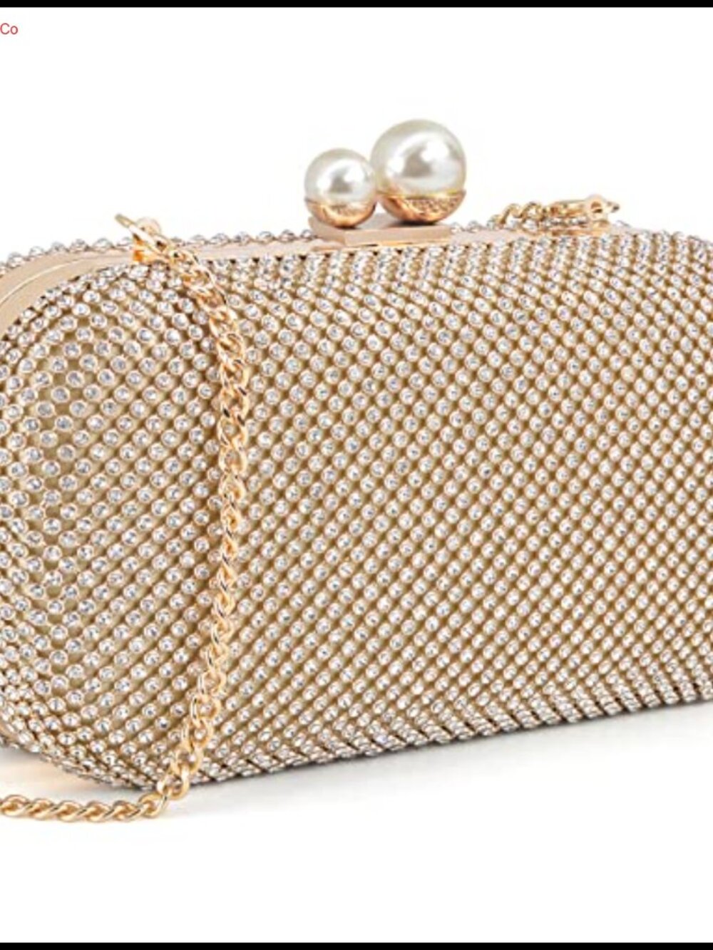 Rhinestone Crystal Studded Evening Clutch Wedding Party Bag